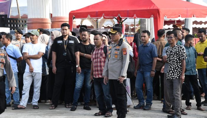 Polres Aceh Timur Lakukan Pengamanan PUSS di Hari Kedua