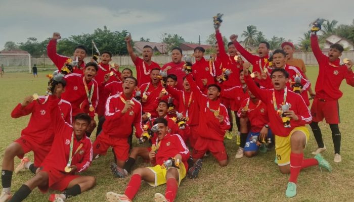 Pidie Juara Sepak Bola POPDA Aceh XVII Tahun 2024 Setelah Bermain Imbang di Grand Final