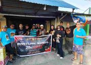 20 Tahun Pengabdian, Alumni Diktukba Polri Gel. I Tahun 2004 Polda Gorontalo berbagi Bansos