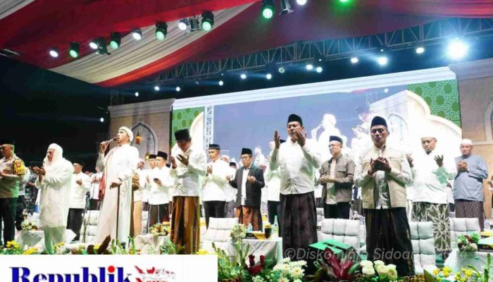 Plt. Bupati Sidoarjo Hadiri Sholawatan dan Ceramah Kebangsaan Polresta Sidoarjo: Harmoni Bersama Masyarakat