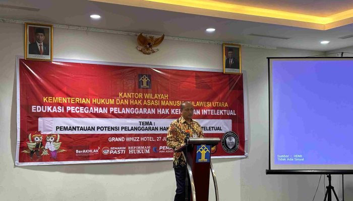 Edukasi HaKI untuk Pengelola Pusat Perbelanjaan dan Pelaku Usaha Sulawesi Utara