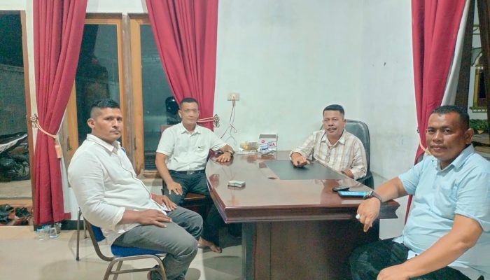 Menjelang peresmian sekretariat, mualem Center aceh timur bersilaturahmi dengan ketua partai Aceh (PA) DPW Aceh timur
