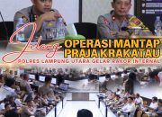 Jelang Operasi Mantap Praja Krakatau, Polres Lampung Utara Gelar Rakor Internal