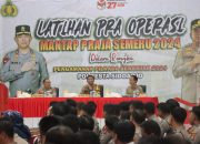Polresta Sidoarjo Gelar Latpraops Mantap Praja Semeru 2024