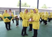 Peringatan HUT ke-79 RI Persit Kartika Chandra Kirana Cab XIX Kodim 0102 Pidie Gelar Lomba Seru Penuh Keceriaan