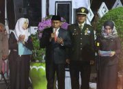 Upacara Taptu dan Pawai Obor Meriahkan Peringatan Detik-Detik Kemerdekaan di Lampung Utara