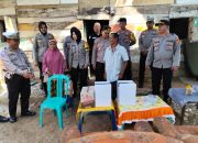 Polres Lampung Utara Santuni Keluarga Korban Pembunuhan