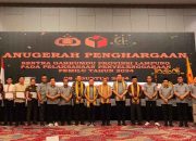 Sentra Gakkumdu Polres Lampung Utara Terima Penghargaan