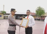 Berhasil Ungkap 6 Kg Sabu, Kapolres Pidie Berikan Penghargaan Kepada Personelnya