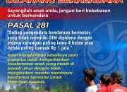 Cegah Laka Lantas Terhadap Pelajar, Ini Yang Dilakukan Polres Lampung Utara
