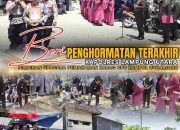 Beri Penghormatan Terakhir, Kapolres Lampung Utara Pimpinan Upacara Pemakaman Kabag Ops Kompol Suharjono