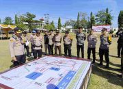 Jelang Pilkada Serentak 2024, Polres Lampung Utara Gelar Simulasi Sispamkota