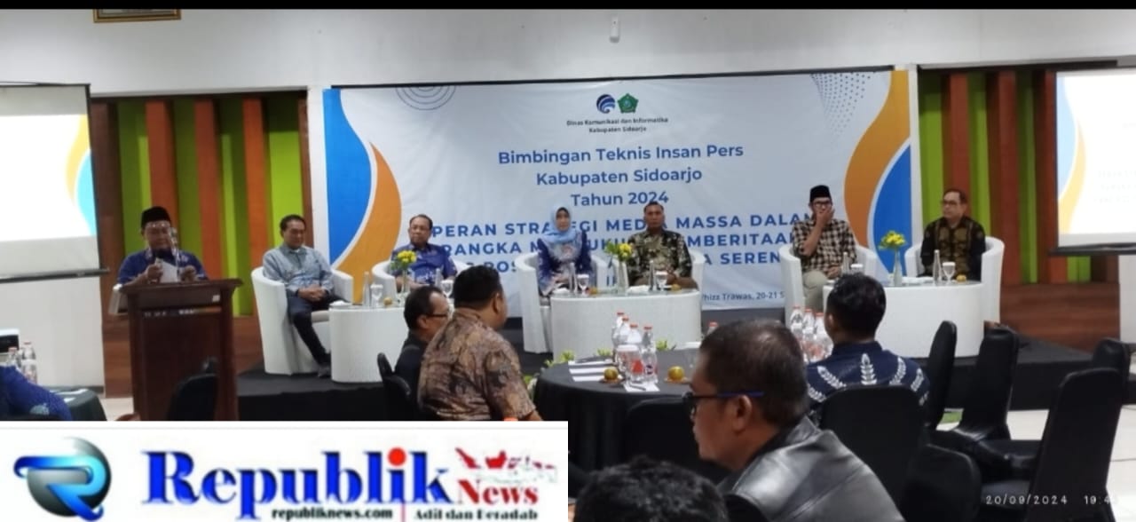 Bimtek Insan Pers 2024 Kominfo Sidoarjo