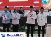 KPU Sidoarjo Pengundian Nomor Urut Paslon Bupati dan Wakil Bupati