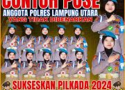 Polres Lampung Utara Melarang Personelnya Berpose Dengan Jari di Tahun Pilkada 2024