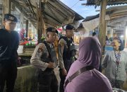 Sat Samapta Polres Lampung Utara Himbau Pedagang, Saat Patroli di Sejumlah Pasar