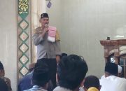 Safari Jumat Kapolsek Menganti Himbauan Kamtibmas