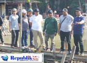 Gencarkan Geber, Pjs. Bupati Sidoarjo Ajak Masyarakat Jaga Kebersihan Sungai Pelayaran Tawangsari dan  Alun-Alun
