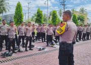 Persiapan Pengamanan Pilkada Serentak 2024, Satsamapta Polres Aceh Timur Gelar Latihan Dalmas