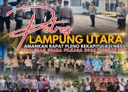Polres Lampung Utara Amankan Rapat Pleno Rekapitulasi Hasil Perolehan Suara Pilkada 2024 Tingkat PPK