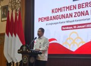 Kanwil Kemenkum Jatim Canangkan Pembangunan Zona Integritas Tahun 2025
