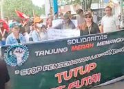 PT Futai Cuek Dengan Limbah, Ratusan Warga Tanjung Merah Demo Di DPR Kota Bitung