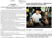 Plt Bupati Sidoarjo Keluarkan SE: Sekolah diminta Tangguhkan ODL di Luar Kabupaten Sidoarjo