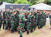 Kobarkan Jiwa Semangat, Pelda Romi Machdi Tegaskan Sasaran TMMD ke -123 Kodim 1310/ Bitung Selesai Tepat Waktu