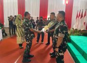 Danrem 061/SK menerima kunjungan kerja Panglima TNI di Kodim 0607/Kota Sukabumi