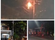 Polsek Krian dan PLN Sigap Antisipasi Kabel Listrik Terbakar di Depan RSU Al-Islam Krian