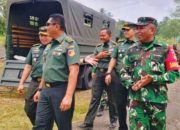 Kasdam XIII/Merdeka Tinjau Langsung Sasaran Fisik TMMD ke 123 Kodim 1310/Bitung ” Ini Sebagai Bentuk Bakti TNI..”