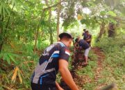 Warga dan Satgas TMMD ke 123 Kodim 1310/Bitung Gotong royong Pemasangan Instalasi Pipa Air Bersih