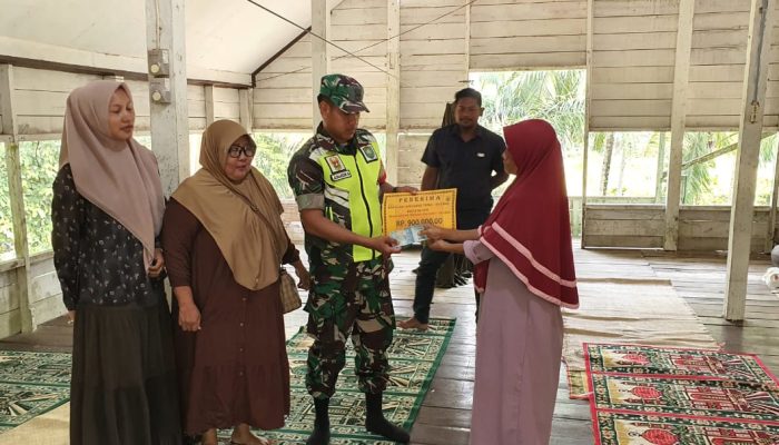 Menjelang Hari Raya Idul Fitri Pembagian BLT Kemiskinan Ekstrim Tahun 2025 Triwulan Desa Gampong Buket Kuta kecamatan Pedawa Di Salurkan