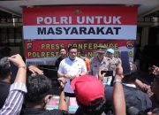 Melalui Press Conference,Kasat Reskrim Polresta Gorontalo Kota Ungkap Modus Pelaku Curanmor