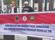 Deklarasi Dukung Revisi UU TNI, BSMI Kota Bitung sambil Berbagi Tajil