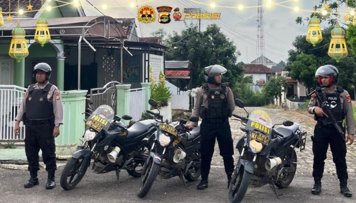 Pastikan Keamanan, Polres Lampung Utara Intensifkan Patroli Rumah Kosong Ditinggal Mudik