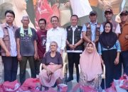 WAKIL BUPATI LAMPUNG UTARA TINJAU LOKASI BANJIR DAN SALURKAN BANTUAN KEPADA WARGA TERDAMPAK