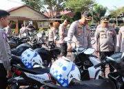 Kapolres Aceh Timur Kembali Cek Kendaraan Dinas, Pastikan Kesiapan Operasional Anggota