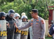 Siaga May Day, Polres Aceh Timur Gelar Latihan Dalmas