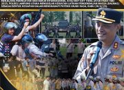 Jelang Peringatan Hari Buruh Internasional , Polres Lampung Utara Gelar Latihan ?Dalmas