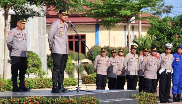 Tidak Ada Aksi May Day, Polres Aceh Timur Gelar Apel di Hari Buruh Internasional