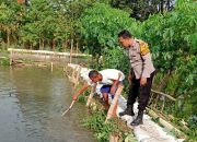 Bhabinkamtibmas Desa Kali Pecabean Kecamatan Candi Mendampingi Warga dalam Budidaya Ikan