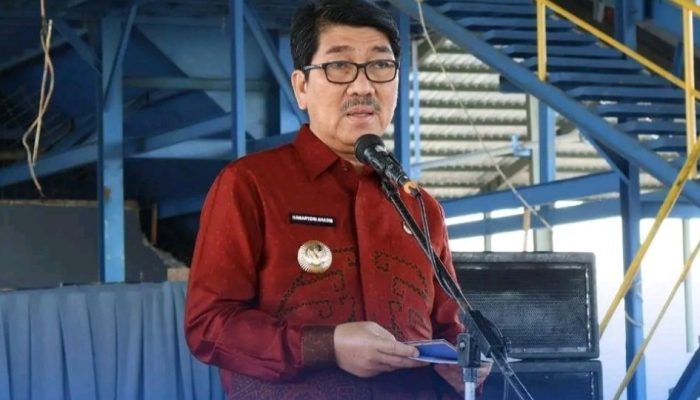 Bupati Lampung Utara Dr. Ir. Hamartoni Ahadis M.Si., Hadiri Syukuran Pabrik Tapioka Surya Intan di Desa Banjar Negeri Kec. Muara Sungkai