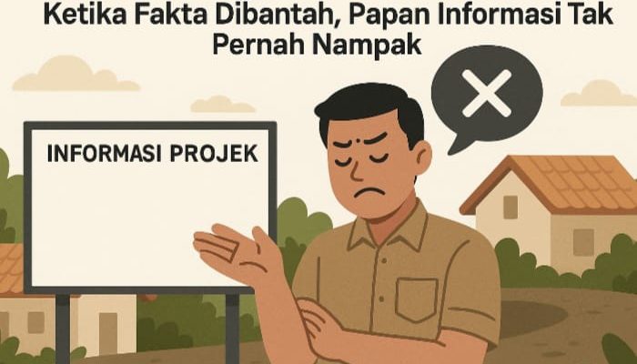 Klarifikasi Setengah Hati dari Desa Sirnajaya: Ketika Fakta Dibantah, Papan Informasi Tak Pernah Nampak