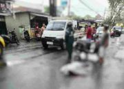 Tabrakan di depan Rumah Makan Geprek Pahlawan Satu Orang Pelajar SMP Sunan Ampel Meninggal Dunia