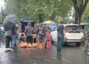 Mobil pickup vs Mio, Satu Korban Meninggal Dunia di Jalan Raya Rajawali Betro