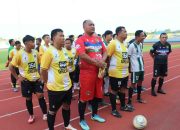 LDII Gresik dan Polres Gresik “Adu Strategi” di Lapangan, Sepak Bola Jadi Jembatan Keakraban