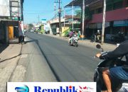 Jalan Pasar Betro Lengang Saat Idul Adha