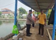 Polisi Cinta Petani, Bhabinkamtibmas Desa Bangah Kunjungi Budidaya Ikan Air Tawar