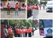 Atlet Porprov Jatim IX Dilepas Bupati dan Didoakan Kyai Untuk Rebut Medali